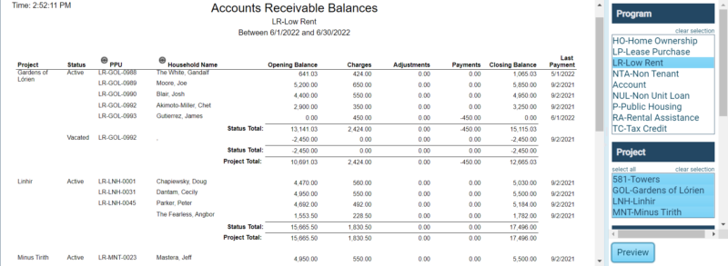 Accounts Receivable Balances – Kanso Support Portal